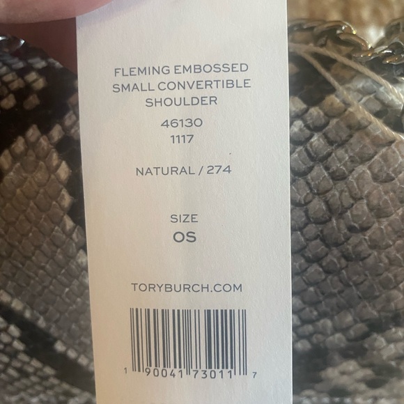 Snakeskin Tory Burch Fleming - Picture 12 of 12